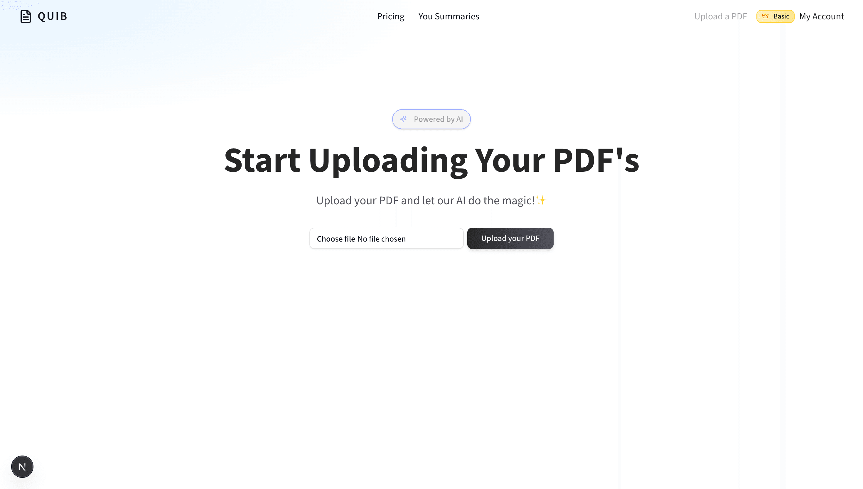 Upload PDF Page