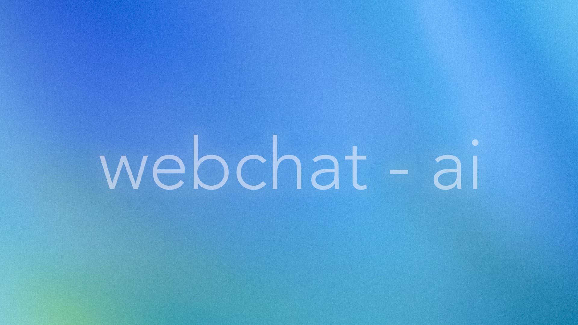WebChat AI